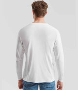 Fruit of the Loom Long Sleeve Value T-Shirt | White thumbnail 2