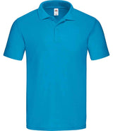 Fruit of the Loom Original Piqué Polo Shirt | Azure thumbnail 4
