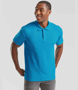 Fruit of the Loom Original Piqué Polo Shirt | Azure thumbnail 1