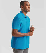 Fruit of the Loom Original Piqué Polo Shirt | Azure thumbnail 3