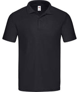 Fruit of the Loom Original Piqué Polo Shirt | Black thumbnail 4