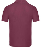Fruit of the Loom Original Piqué Polo Shirt | Burgundy thumbnail 5