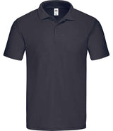 Fruit of the Loom Original Piqué Polo Shirt | Deep Navy thumbnail 4