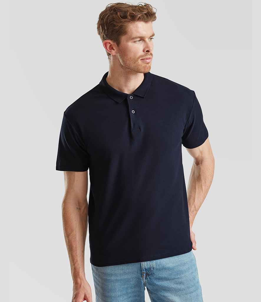 Fruit of the Loom Original Piqué Polo Shirt | Deep Navy
