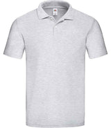 Fruit of the Loom Original Piqué Polo Shirt | Heather Grey thumbnail 4