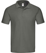 Fruit of the Loom Original Piqué Polo Shirt | Light Graphite thumbnail 4