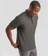 Fruit of the Loom Original Piqué Polo Shirt | Light Graphite thumbnail 3