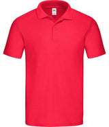 Fruit of the Loom Original Piqué Polo Shirt | Red thumbnail 4