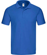 Fruit of the Loom Original Piqué Polo Shirt | Royal Blue thumbnail 4