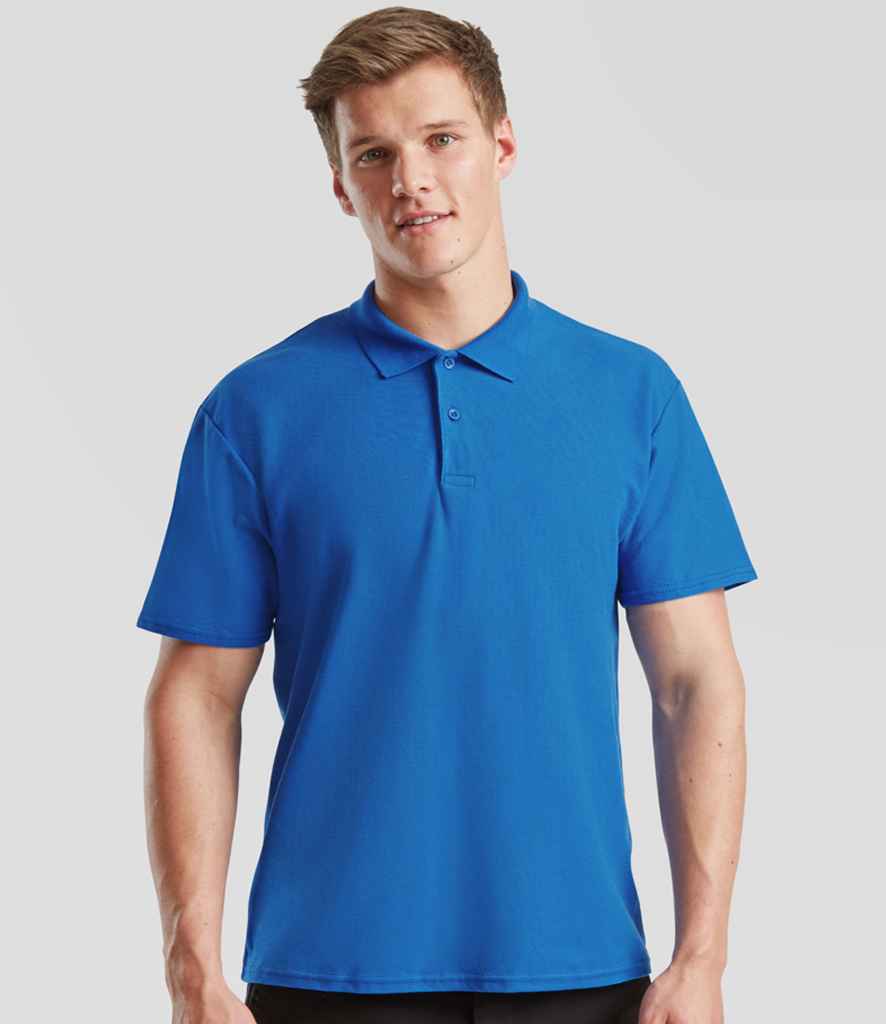 Fruit of the Loom Original Piqué Polo Shirt | Royal Blue