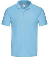 Fruit of the Loom Original Piqué Polo Shirt | Sky Blue thumbnail 4
