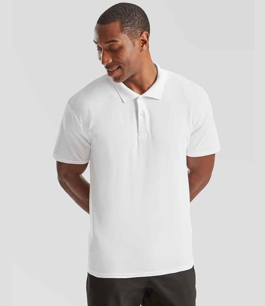 Fruit of the Loom Original Piqué Polo Shirt | White