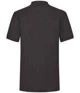 Fruit of the Loom Heavy Poly/Cotton Piqué Polo Shirt | Black thumbnail 5