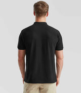 Fruit of the Loom Heavy Poly/Cotton Piqué Polo Shirt | Black thumbnail 2