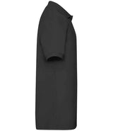 Fruit of the Loom Heavy Poly/Cotton Piqué Polo Shirt | Black thumbnail 6