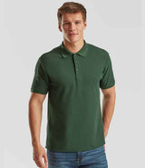 Fruit of the Loom Heavy Poly/Cotton Piqué Polo Shirt | Bottle Green thumbnail 1