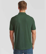 Fruit of the Loom Heavy Poly/Cotton Piqué Polo Shirt | Bottle Green thumbnail 2