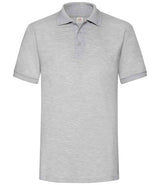 Fruit of the Loom Heavy Poly/Cotton Piqué Polo Shirt | Heather Grey thumbnail 4