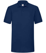 Fruit of the Loom Heavy Poly/Cotton Piqué Polo Shirt | Navy thumbnail 4