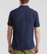 Fruit of the Loom Heavy Poly/Cotton Piqué Polo Shirt | Navy thumbnail 2