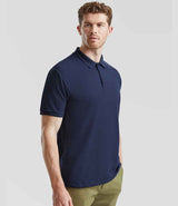 Fruit of the Loom Heavy Poly/Cotton Piqué Polo Shirt | Navy thumbnail 3