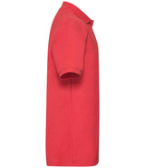 Fruit of the Loom Heavy Poly/Cotton Piqué Polo Shirt | Red thumbnail 6