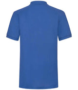 Fruit of the Loom Heavy Poly/Cotton Piqué Polo Shirt | Royal Blue thumbnail 5