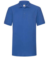 Fruit of the Loom Heavy Poly/Cotton Piqué Polo Shirt | Royal Blue thumbnail 4