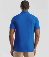 Fruit of the Loom Heavy Poly/Cotton Piqué Polo Shirt | Royal Blue thumbnail 2