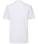 Fruit of the Loom Heavy Poly/Cotton Piqué Polo Shirt | White thumbnail 5