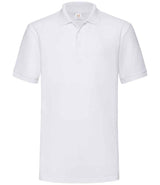 Fruit of the Loom Heavy Poly/Cotton Piqué Polo Shirt | White thumbnail 4
