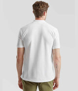Fruit of the Loom Heavy Poly/Cotton Piqué Polo Shirt | White thumbnail 2