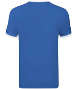 Fruit of the Loom Contrast Ringer T-Shirt | Royal Blue/White thumbnail 5