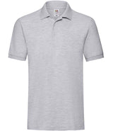 Fruit of the Loom Premium Cotton Piqué Polo Shirt | Athletic Heather thumbnail 4