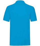 Fruit of the Loom Premium Cotton Piqué Polo Shirt | Azure thumbnail 5