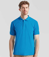Fruit of the Loom Premium Cotton Piqué Polo Shirt | Azure thumbnail 1
