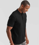 Fruit of the Loom Premium Cotton Piqué Polo Shirt | Black thumbnail 2