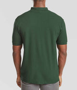 Fruit of the Loom Premium Cotton Piqué Polo Shirt | Bottle Green thumbnail 3