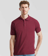 Fruit of the Loom Premium Cotton Piqué Polo Shirt | Burgundy thumbnail 1