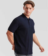 Fruit of the Loom Premium Cotton Piqué Polo Shirt | Deep Navy thumbnail 2