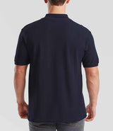 Fruit of the Loom Premium Cotton Piqué Polo Shirt | Deep Navy thumbnail 3