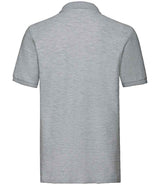 Fruit of the Loom Premium Cotton Piqué Polo Shirt | Heather Grey thumbnail 5