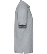 Fruit of the Loom Premium Cotton Piqué Polo Shirt | Heather Grey thumbnail 6