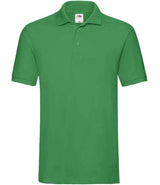 Fruit of the Loom Premium Cotton Piqué Polo Shirt | Kelly Green thumbnail 4