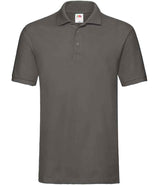 Fruit of the Loom Premium Cotton Piqué Polo Shirt | Light Graphite thumbnail 4