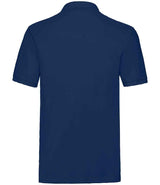 Fruit of the Loom Premium Cotton Piqué Polo Shirt | Navy thumbnail 5