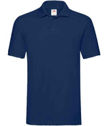 Fruit of the Loom Premium Cotton Piqué Polo Shirt | Navy thumbnail 4