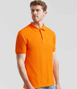 Fruit of the Loom Premium Cotton Piqué Polo Shirt | Orange thumbnail 2