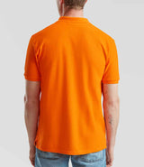 Fruit of the Loom Premium Cotton Piqué Polo Shirt | Orange thumbnail 3