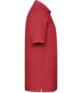 Fruit of the Loom Premium Cotton Piqué Polo Shirt | Red thumbnail 6